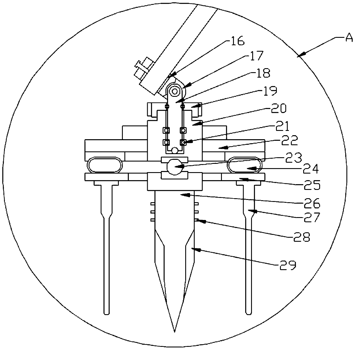 A precise automatic cast-in-situ pile straightening equipment and its application method