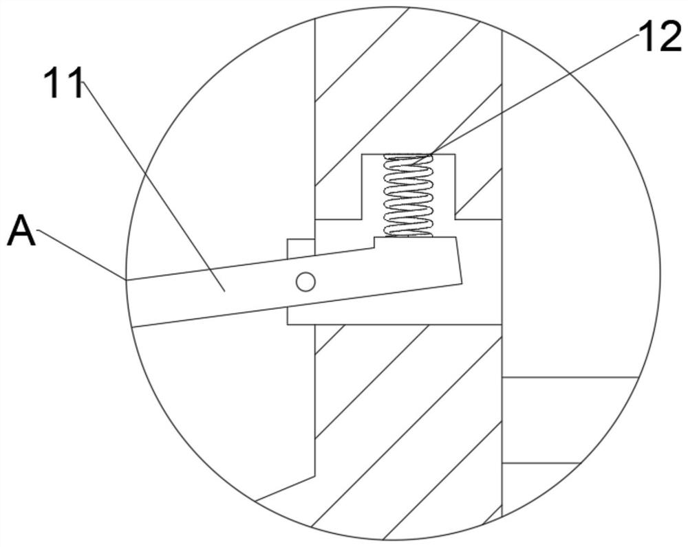 Classified crushing device for solid waste treatment