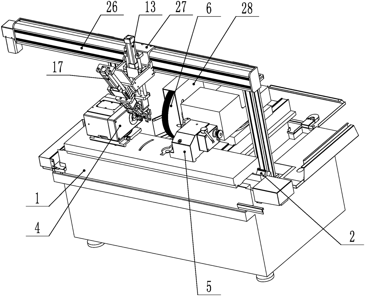 Machine tool for surface treatment of shaft-type workpieces