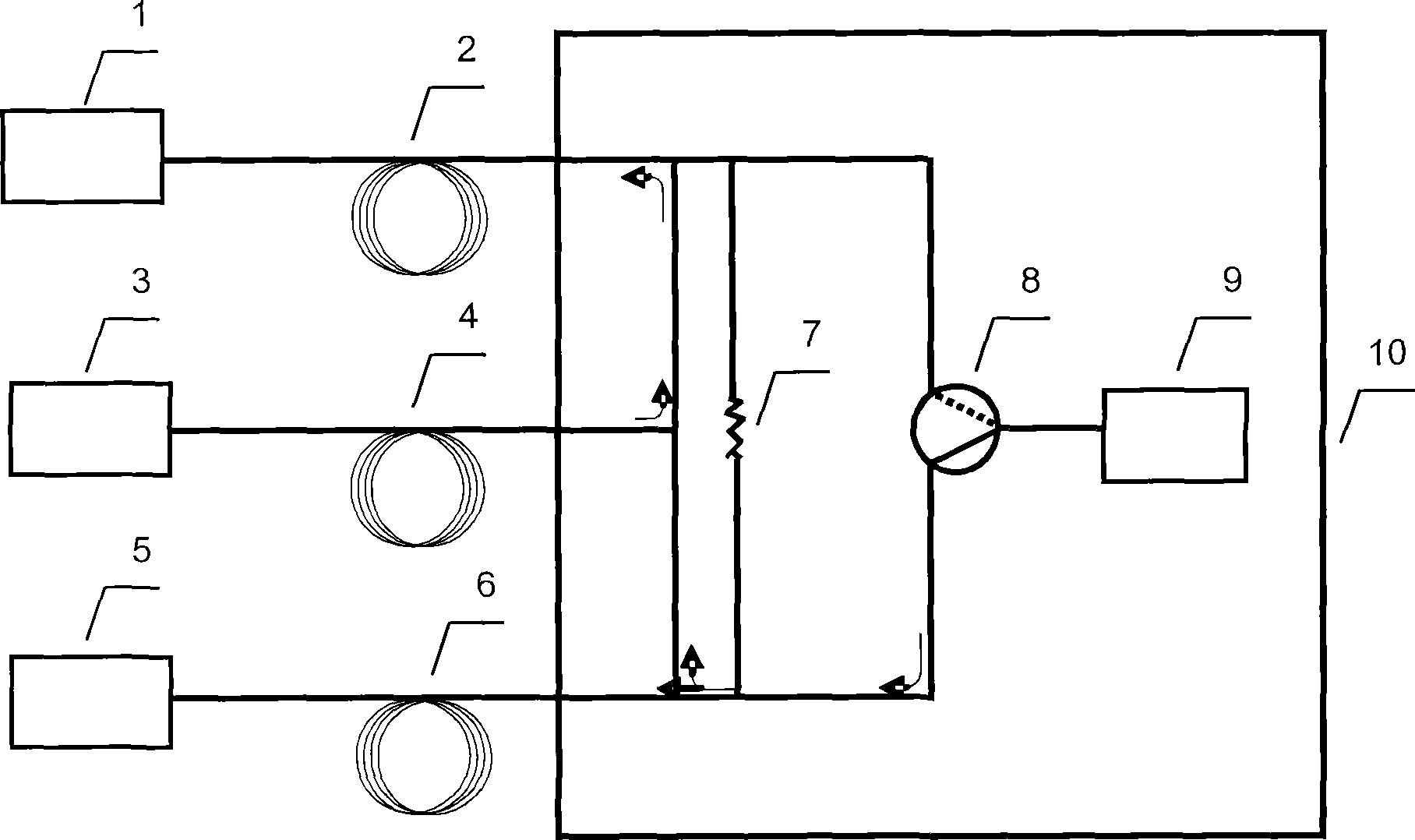 Method for determining content of monomer aromatic hydrocarbons in gasoline through gas chromatography