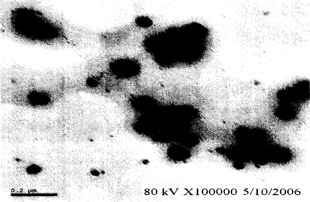 Nanometer berberine hydrochloride emulsion and its prepn process