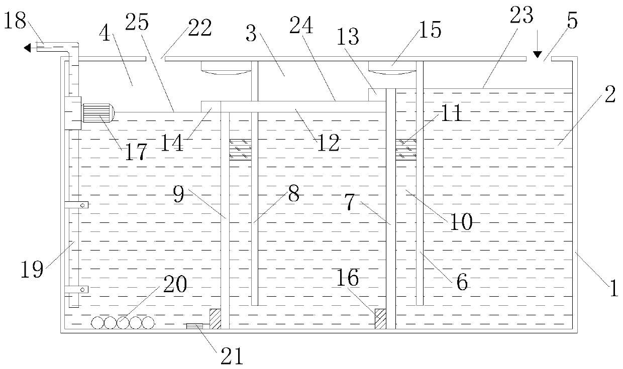 Environment-friendly and energy-saving cooling, precipitating and filtering integrated system for wire drawing liquid and using method of same