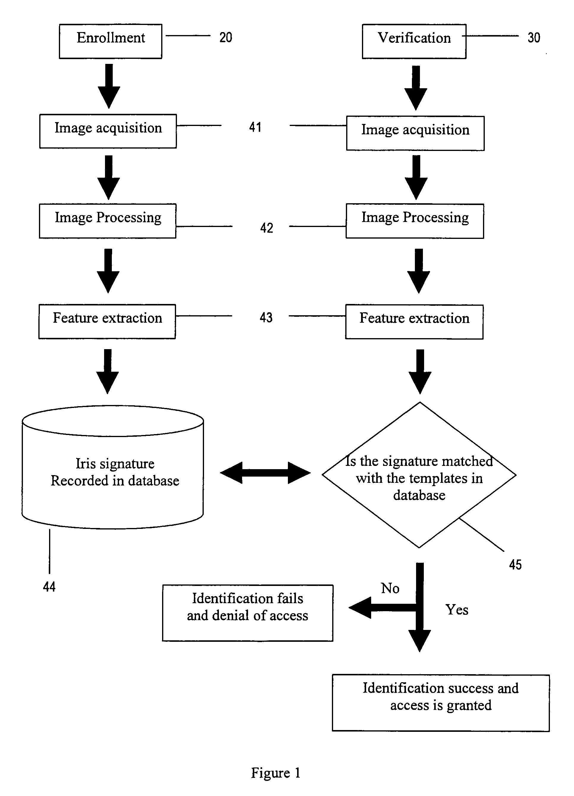 Iris image-based recognition system