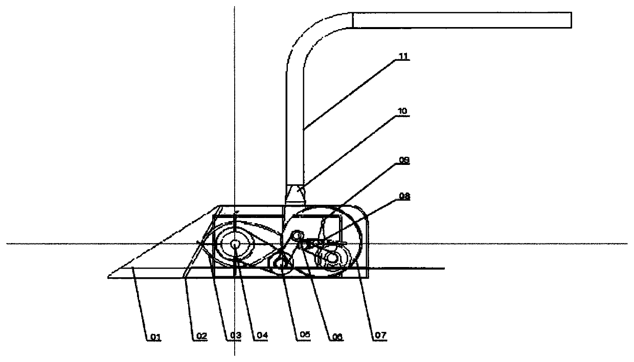 All-in-one machine with straw collecting, crushing and outputting functions