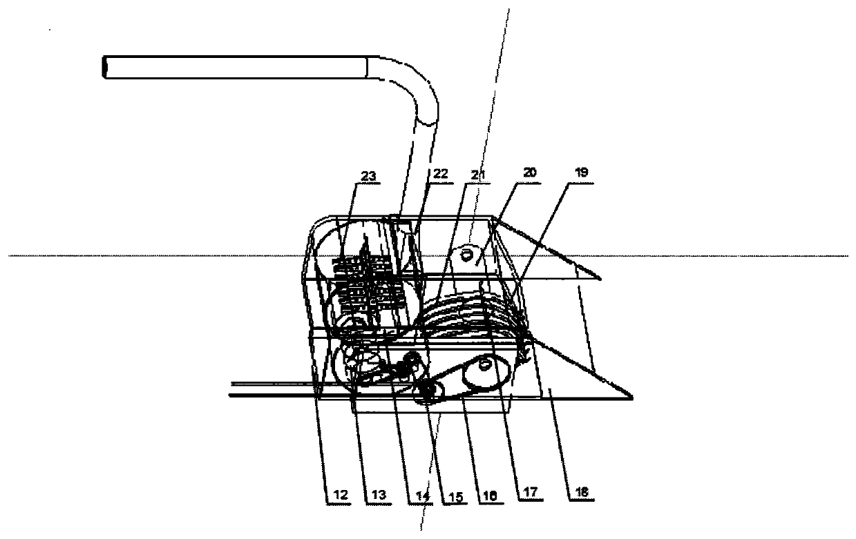 All-in-one machine with straw collecting, crushing and outputting functions