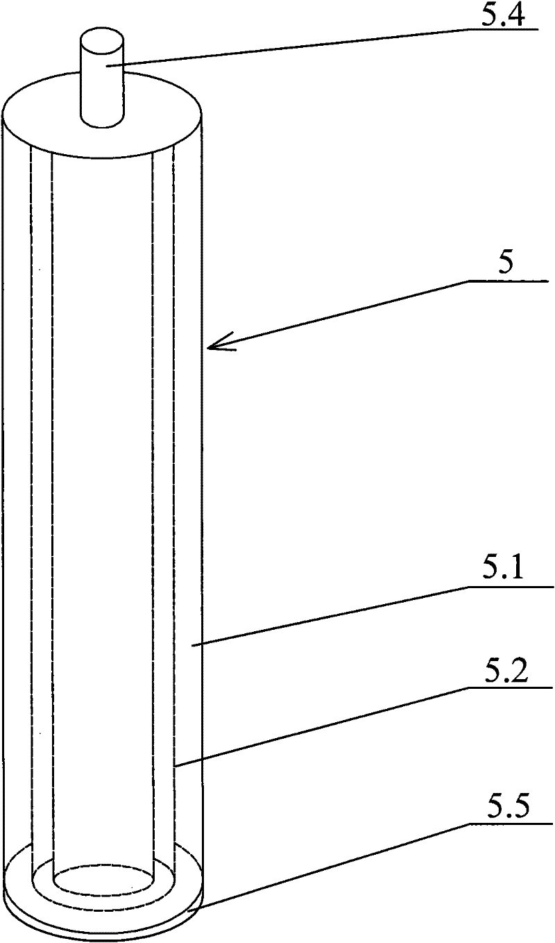 Roll immersed membrane capillary sludge deep dehydrator