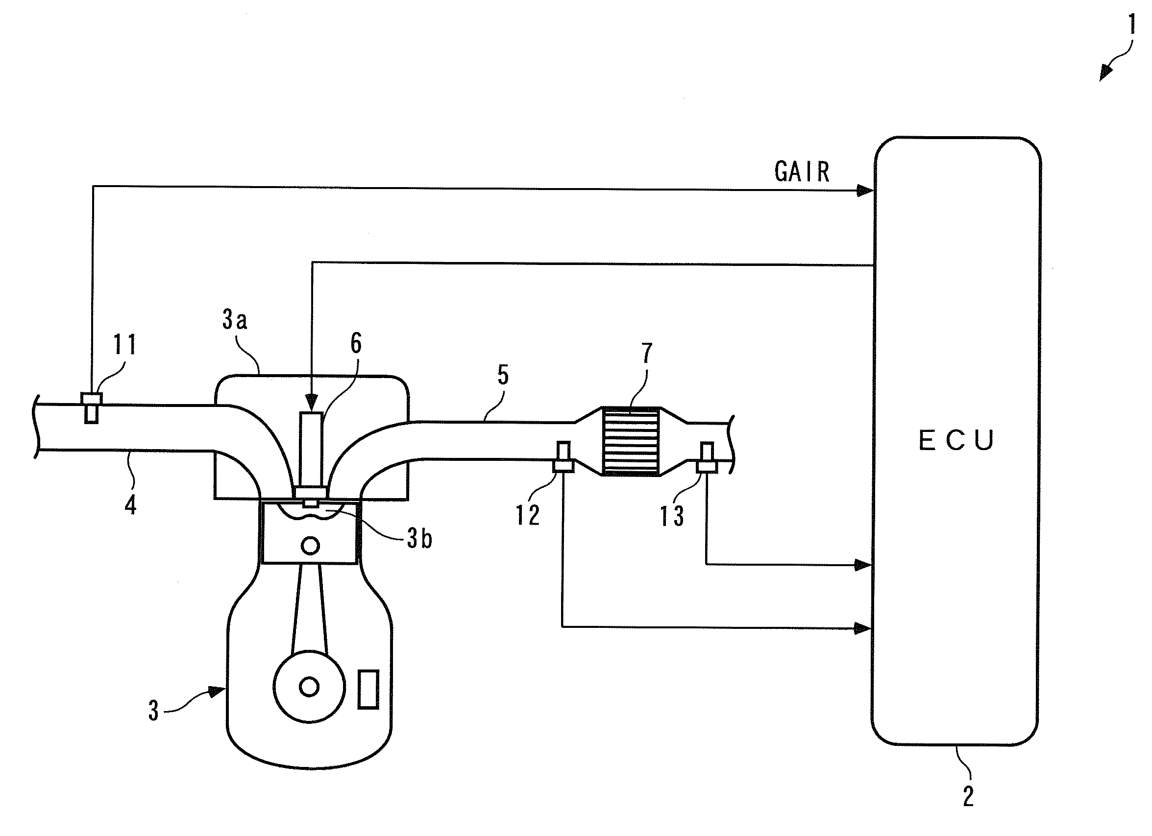 Deterioration determination device for catalyst, catalyst deterioration determining method, and engine control unit