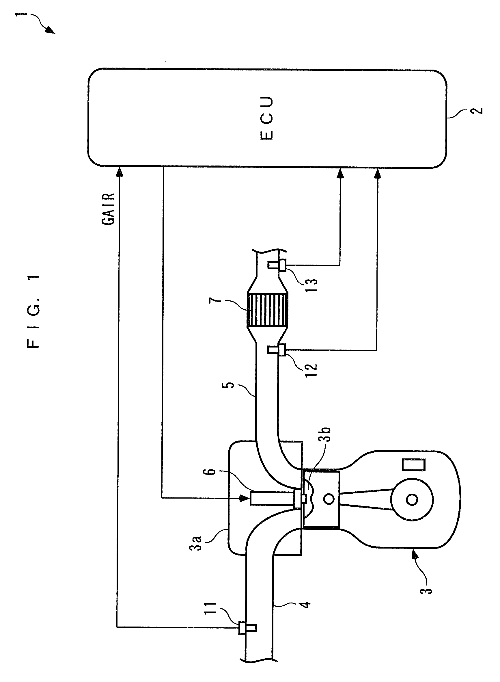 Deterioration determination device for catalyst, catalyst deterioration determining method, and engine control unit