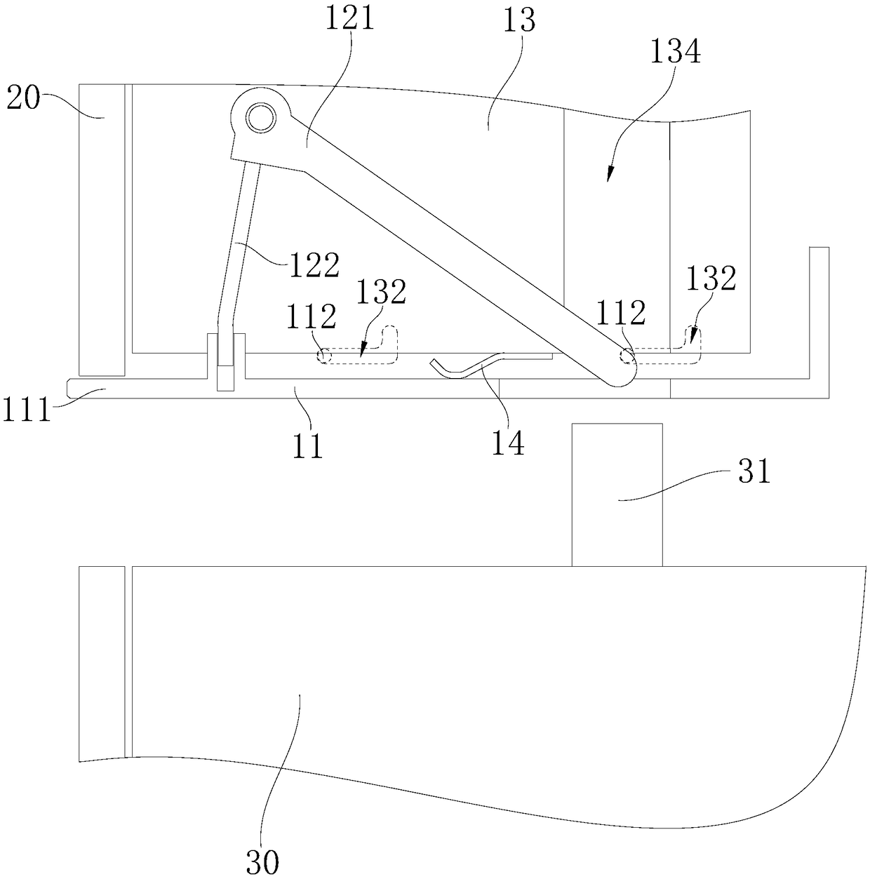 Lamp protection device and display screen