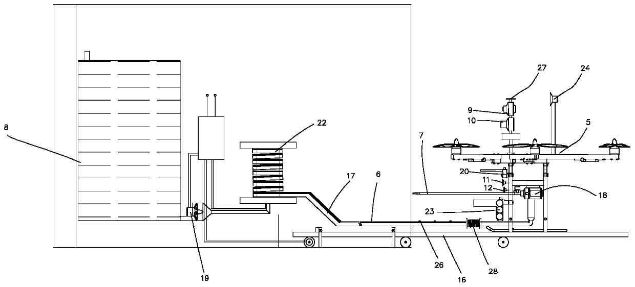 Fire extinguishing system of high-rise building