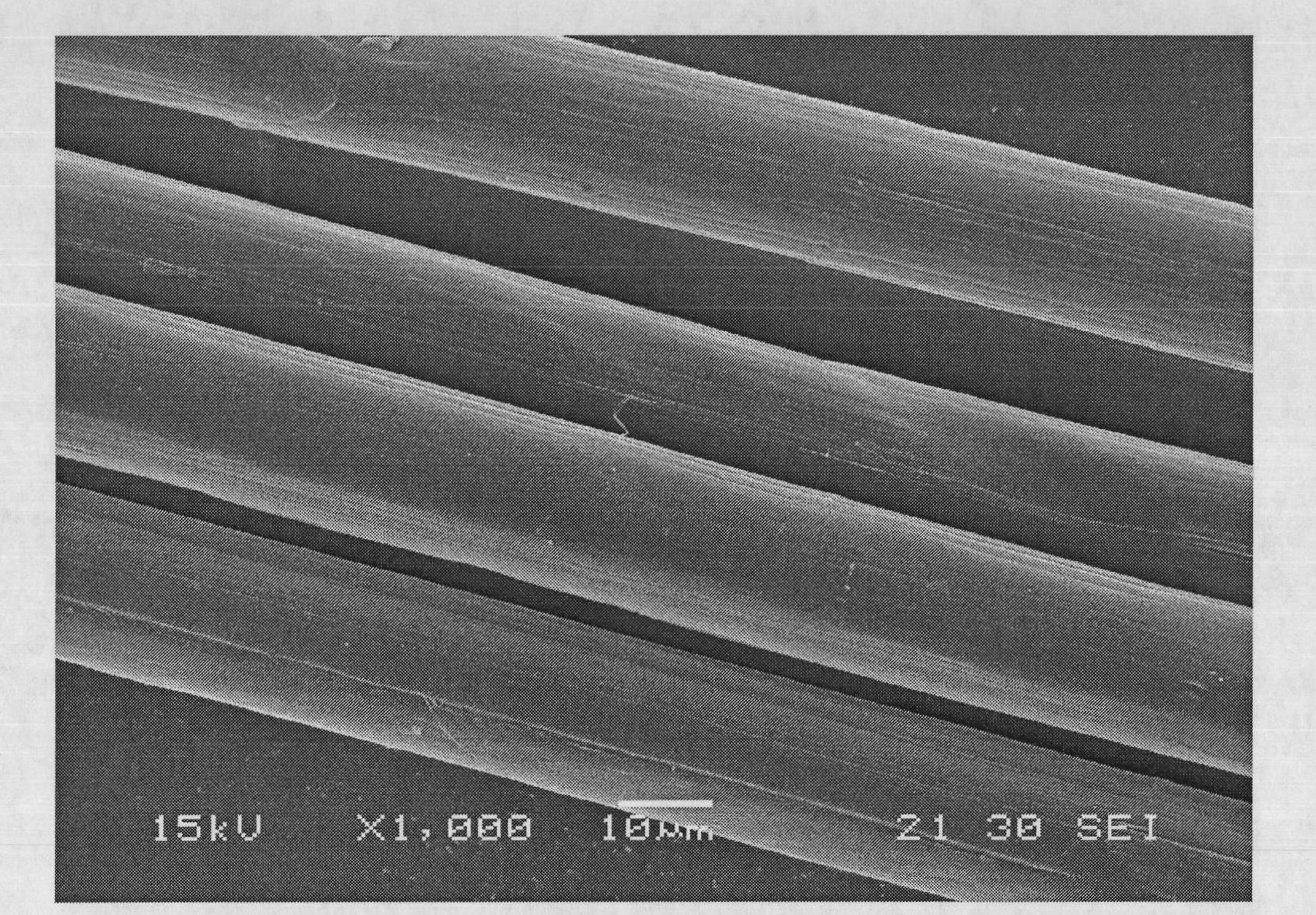 Ultraviolet radiation two-step grafting method on surface of polyethylene fiber with ultrahigh molecular weight