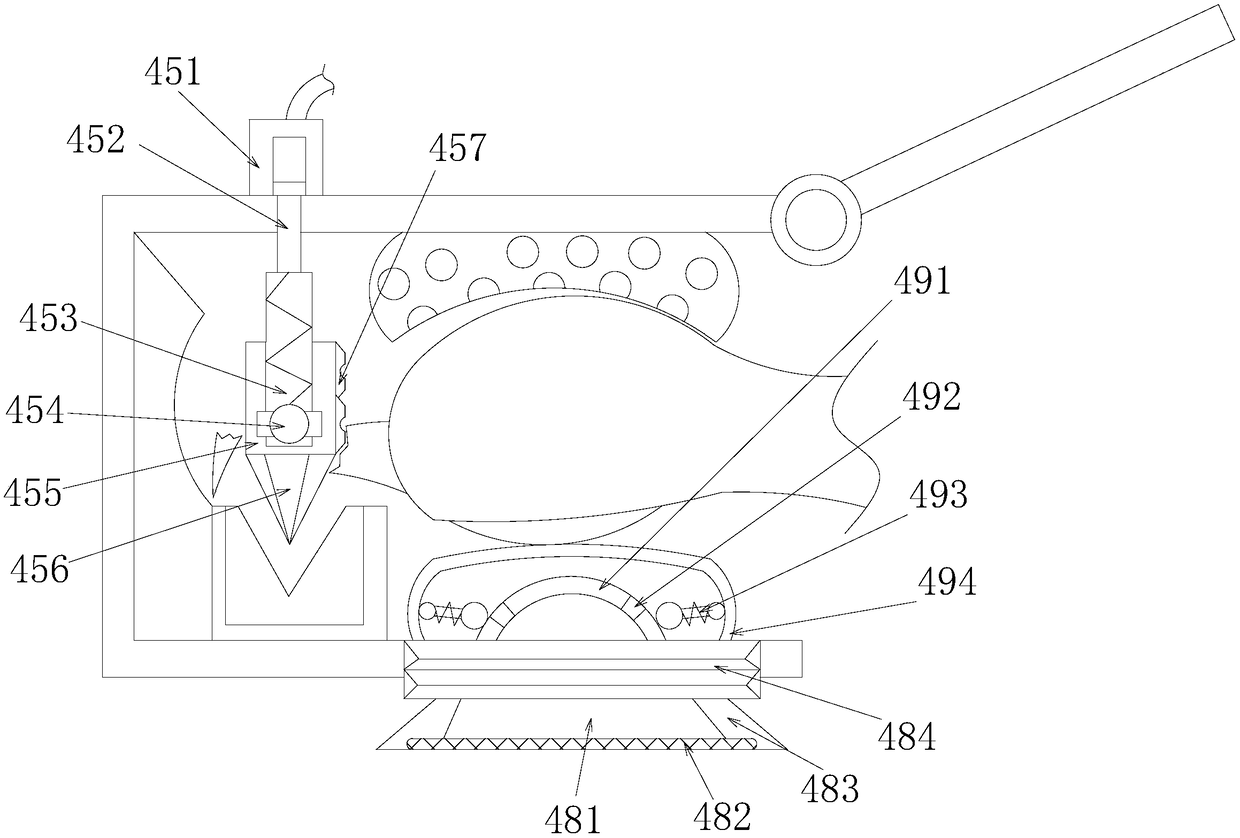 Companion intelligent robot based on clamping breaking polishing of pet dog paw care