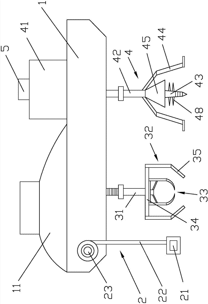 Lake silt clearing device and method