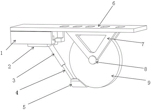 Anti-backward motion device of car