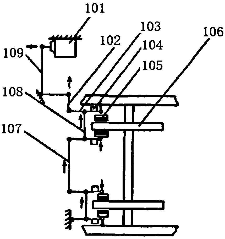 Real-time online monitoring system for wear conditions of brake pads of motor train unit