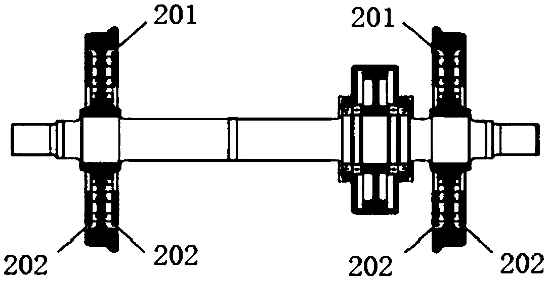 Real-time online monitoring system for wear conditions of brake pads of motor train unit