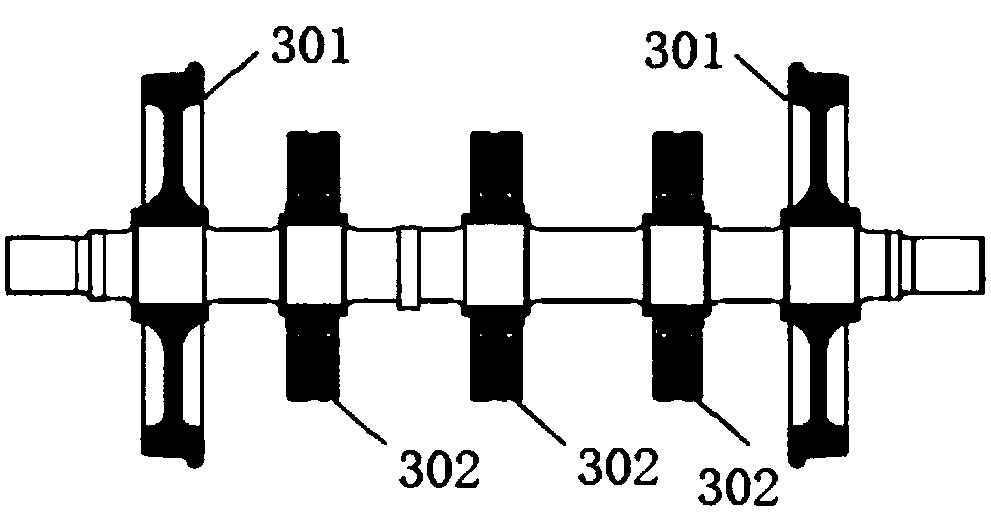 Real-time online monitoring system for wear conditions of brake pads of motor train unit