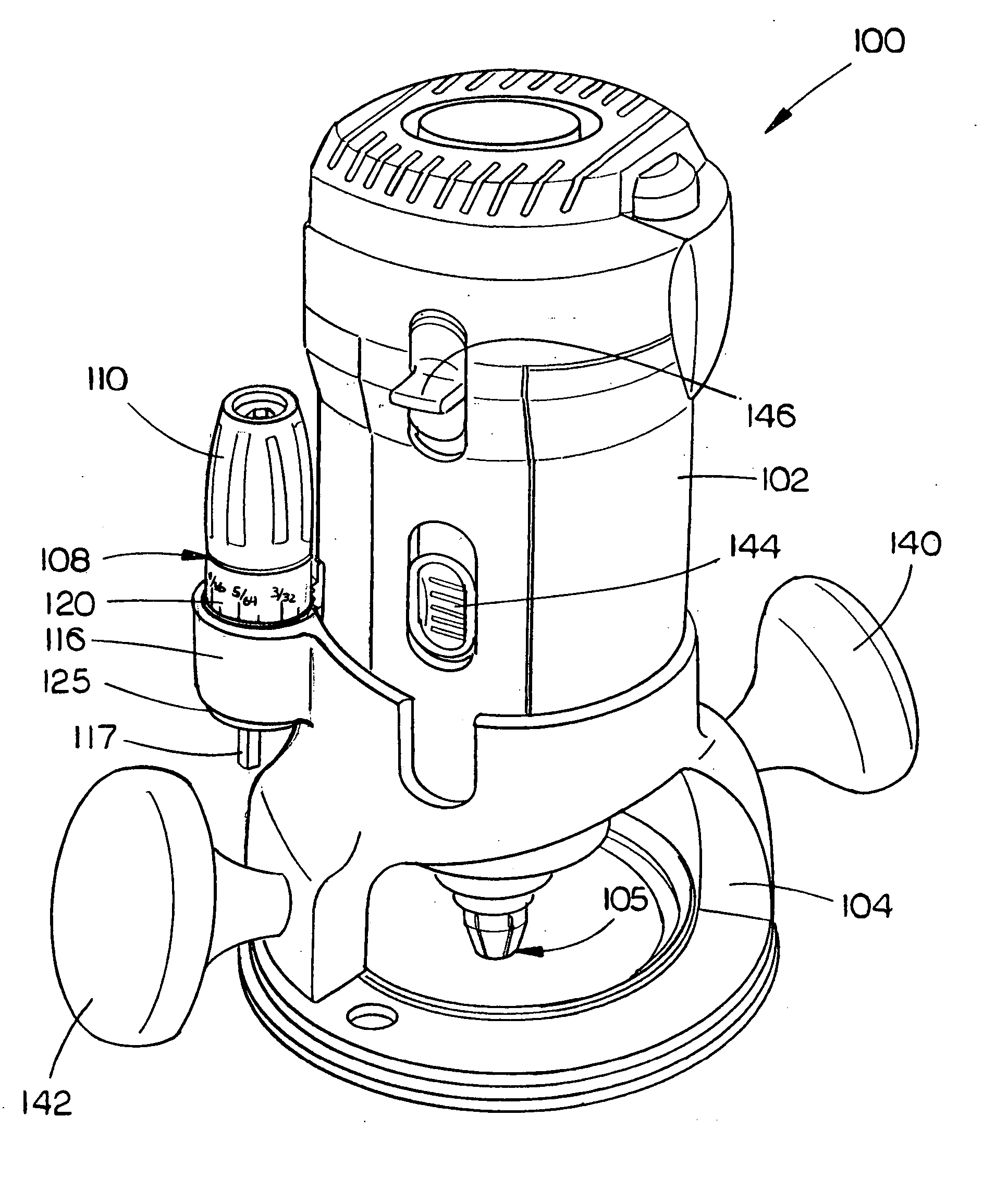 Depth adjustment mechanism