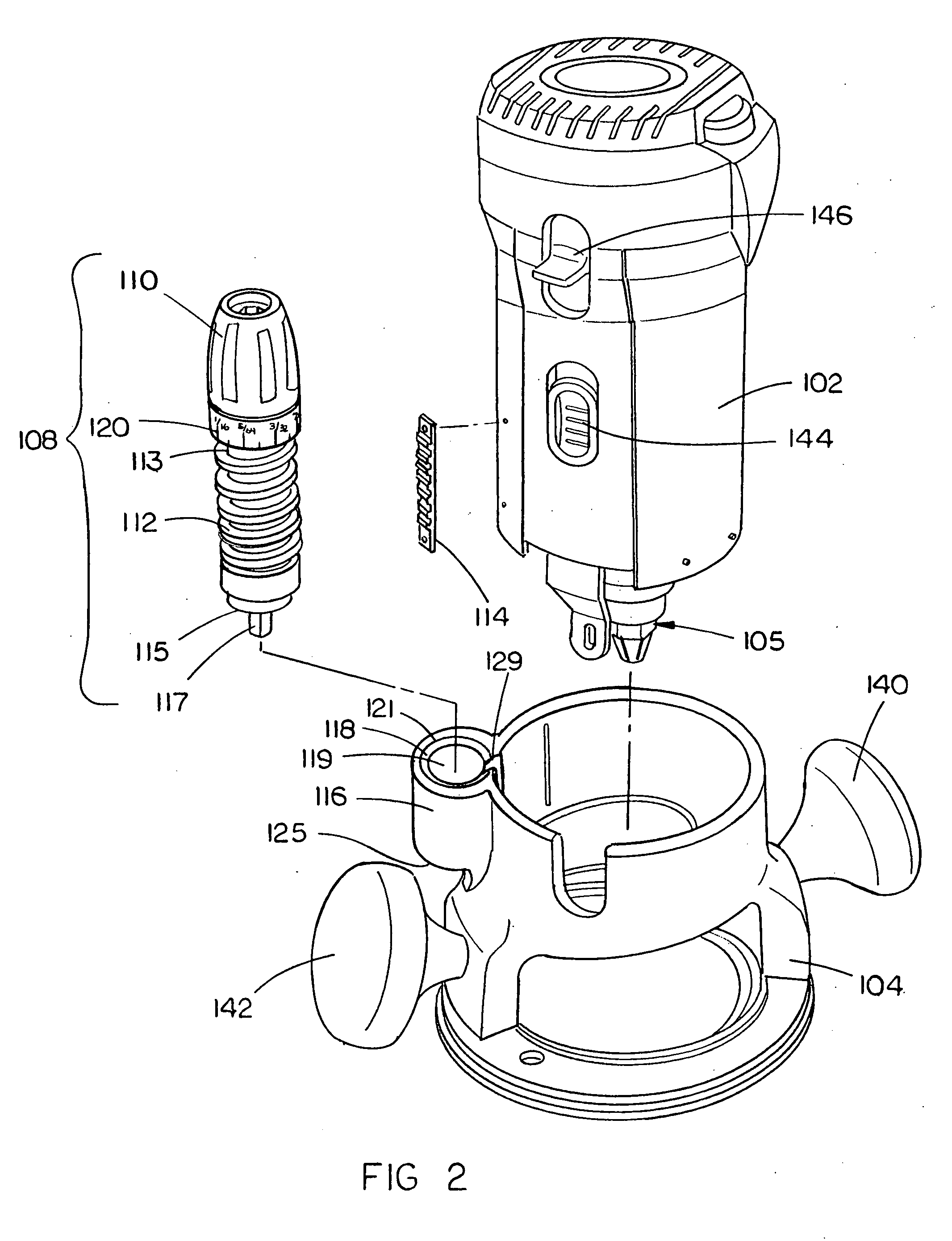 Depth adjustment mechanism