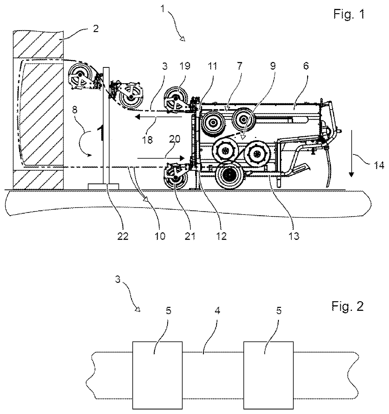 Deflection roller, deflection roller package and wire saw