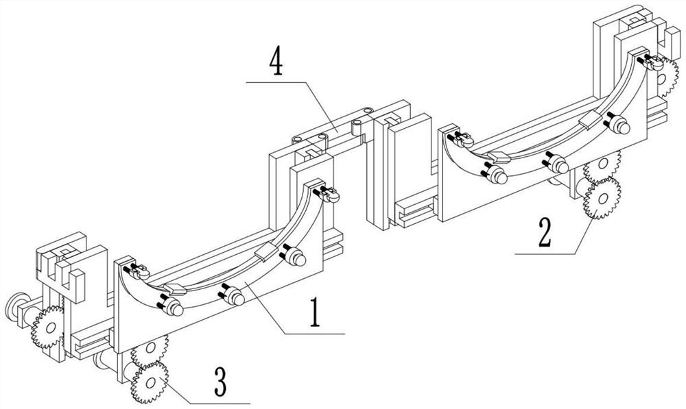 A medical eye multi-adjustment massage device