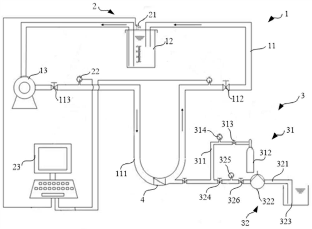 Well drilling overflow experiment simulation device