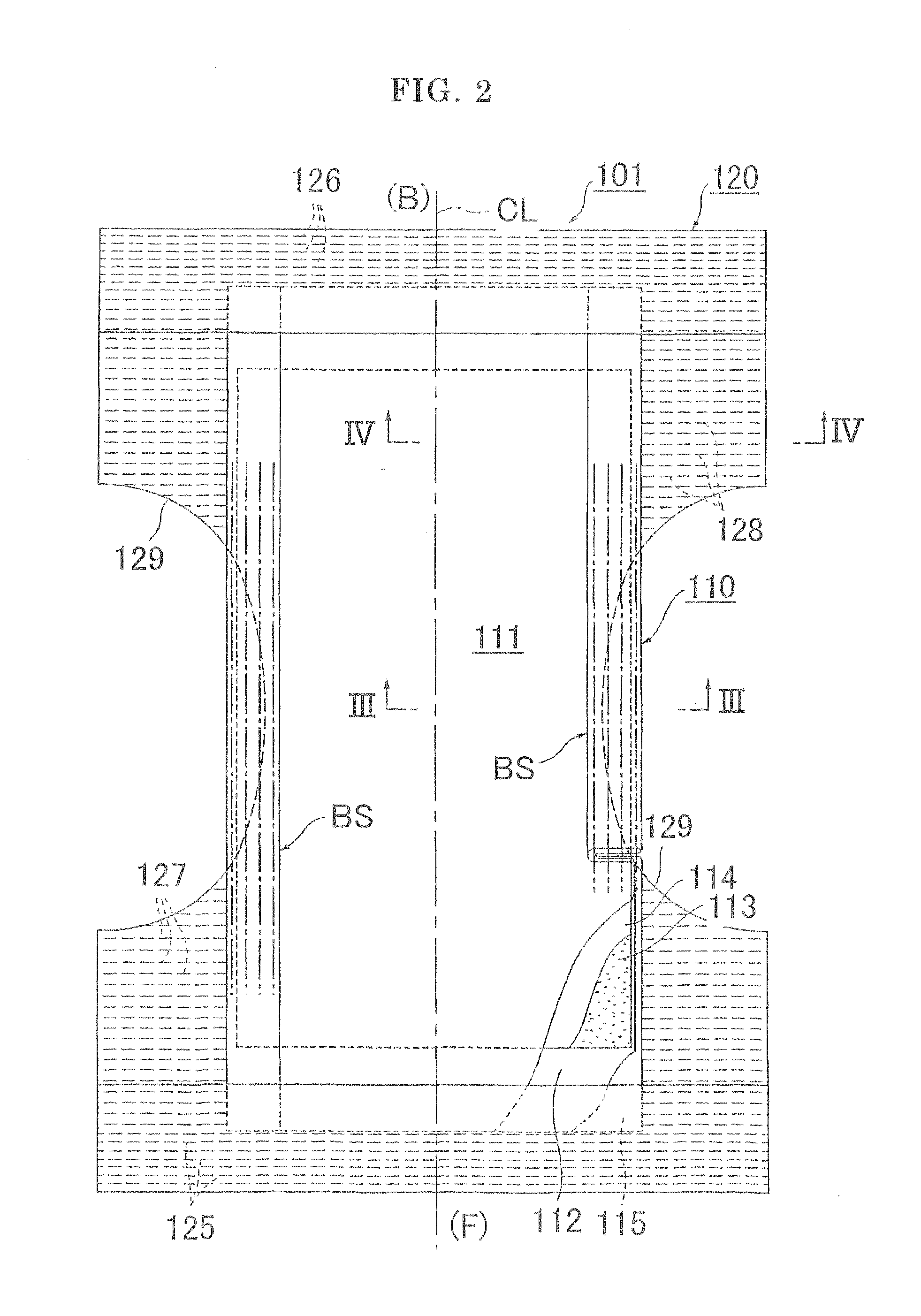 Disposable diaper with spaced elastic leg openings for improved appearance