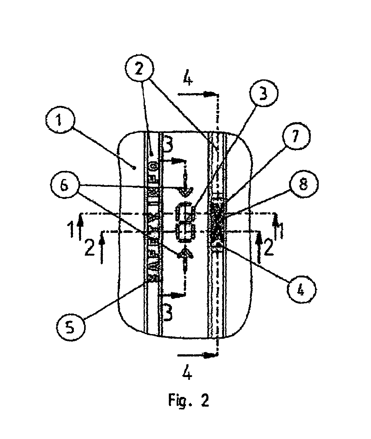 Motor-vehicle tyre provided with a tread pattern wear indicator