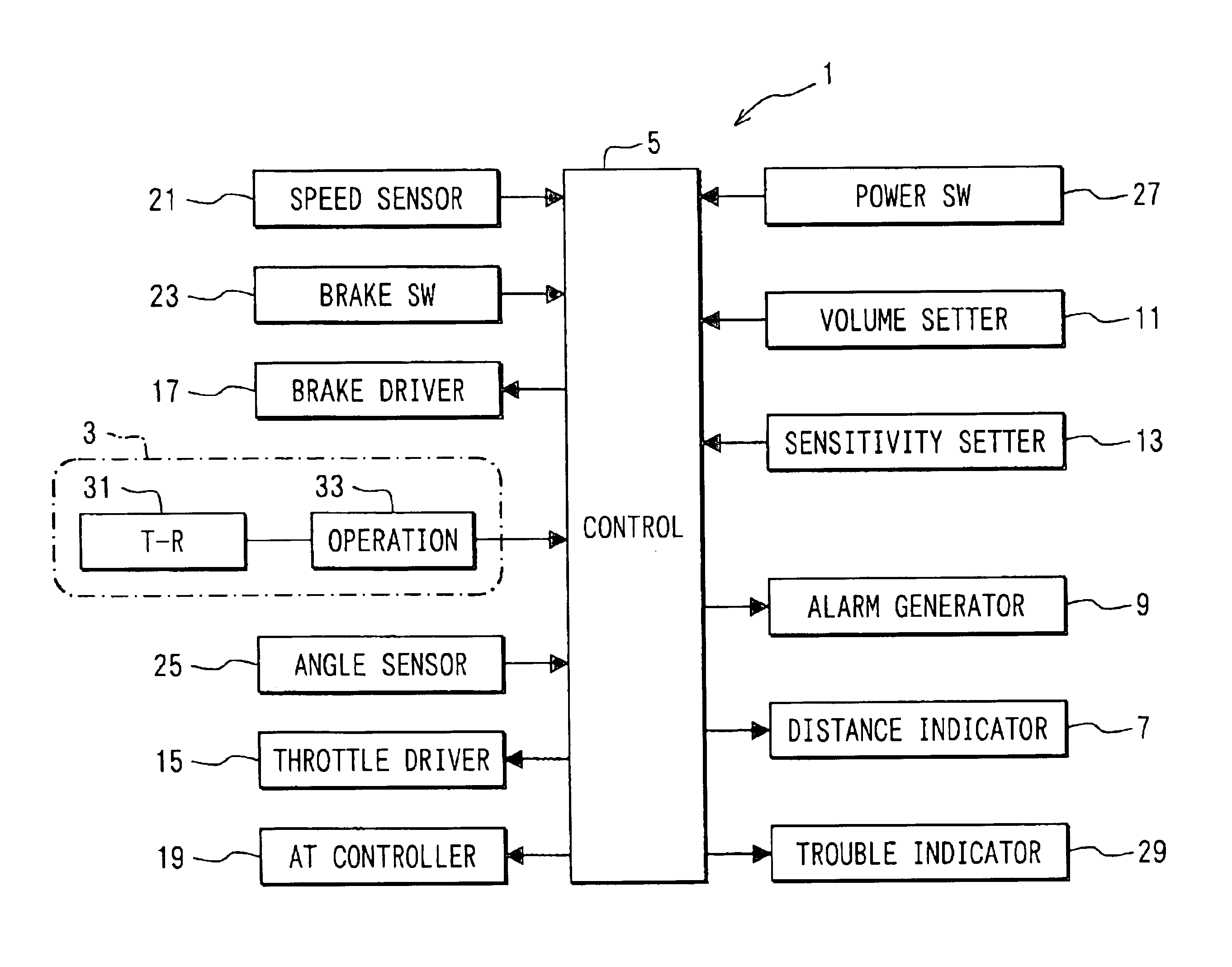 Obstacle detection device for vehicle