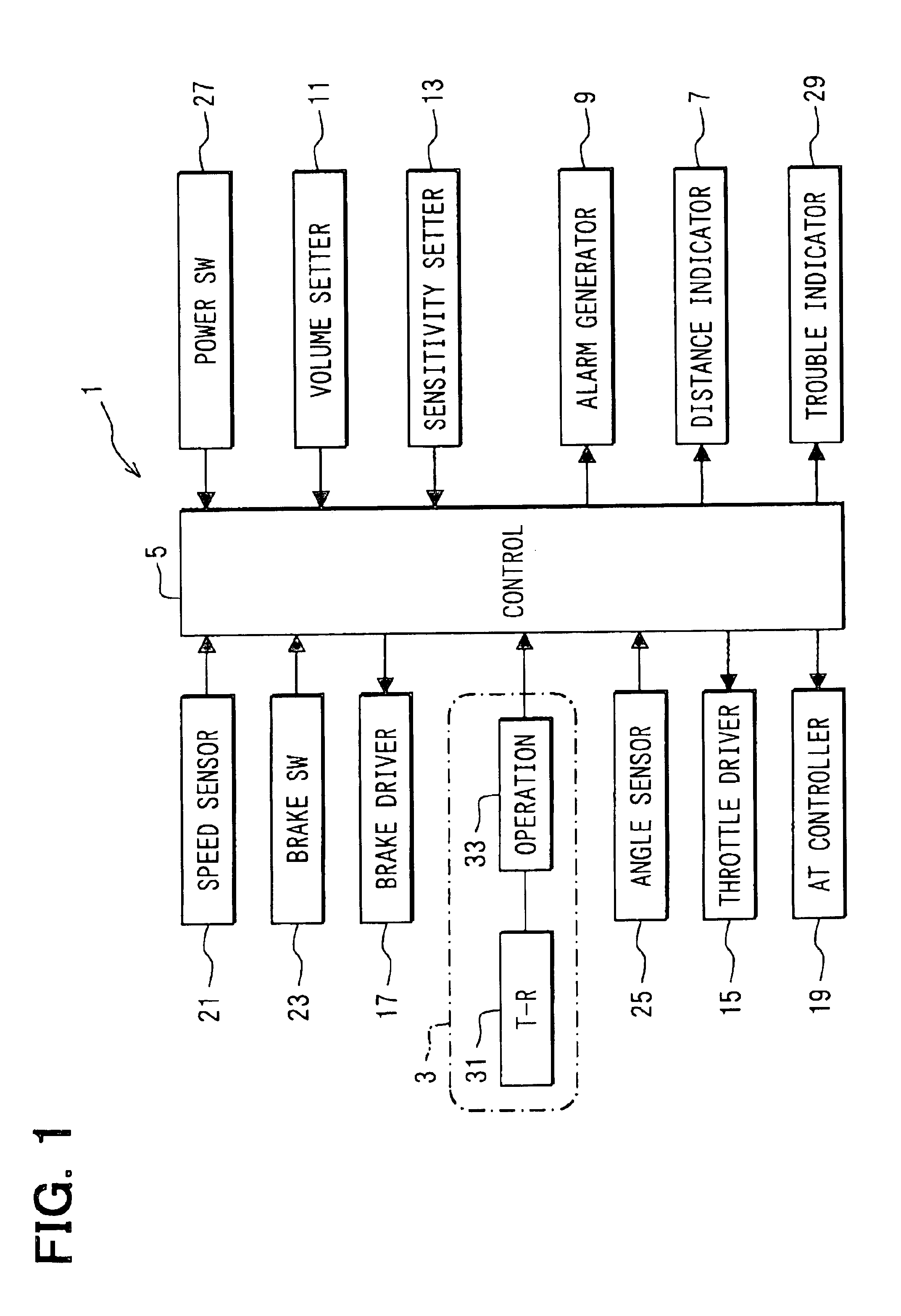 Obstacle detection device for vehicle