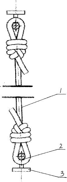 Testing method for safe performance of power climbing rope