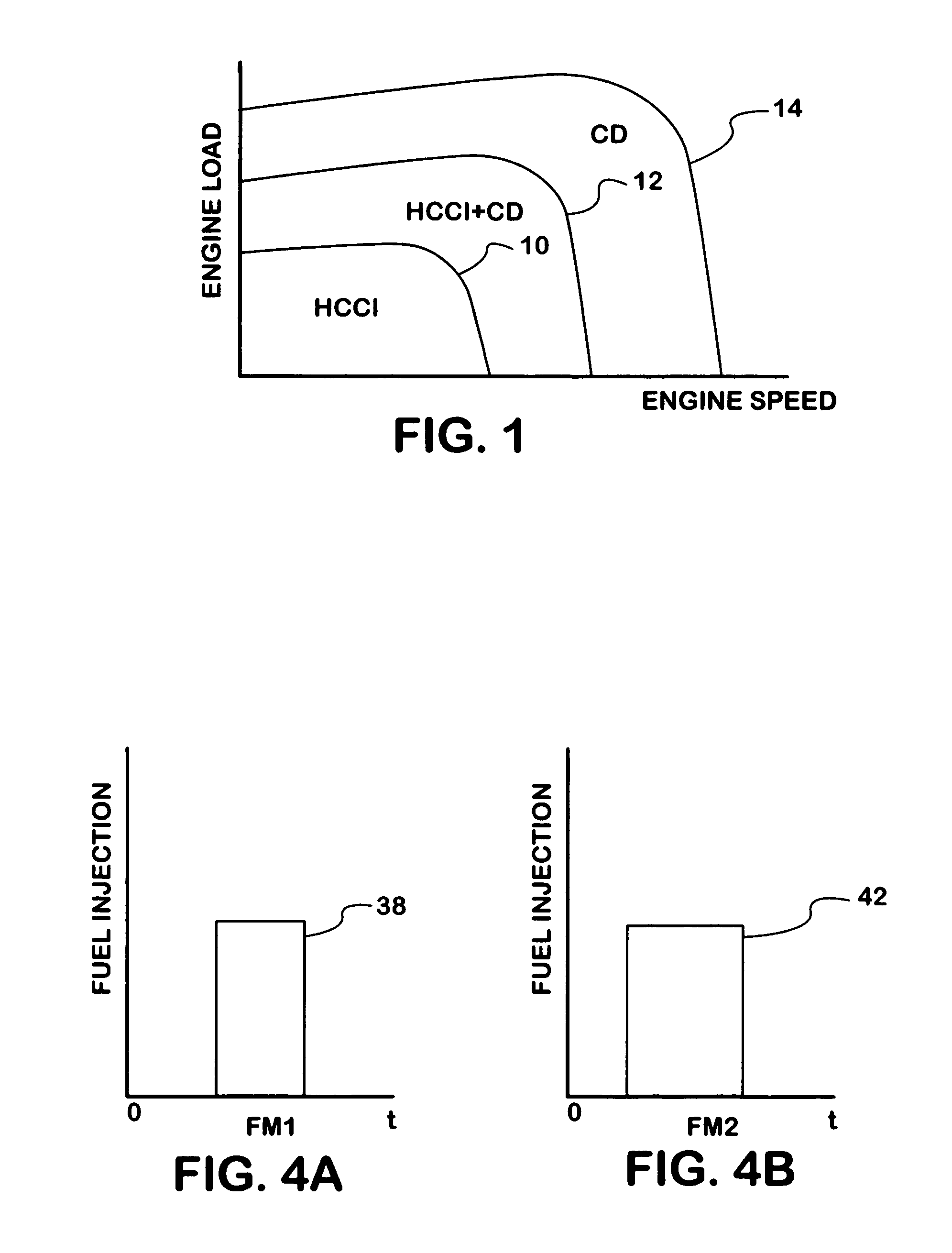 Strategy for fueling a diesel engine by selective use of fueling maps to provide HCCI, HCCI+CD, and CD combustion modes