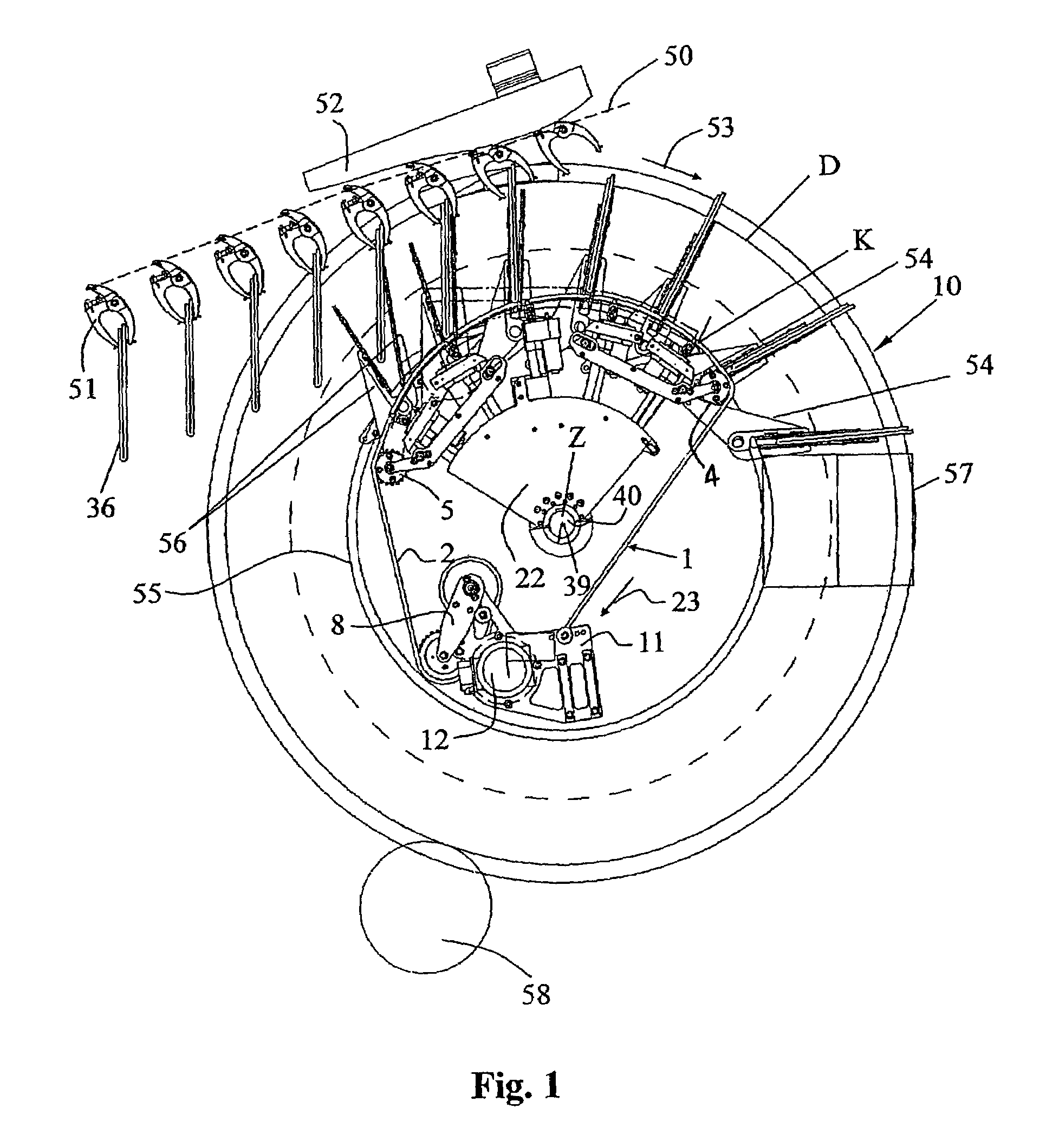 Apparatus for trimming print products