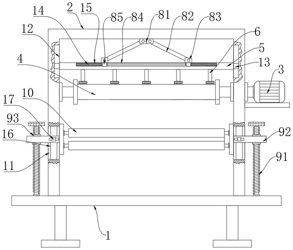 Anti-loosening winding device for knitted fabric production and use method of anti-loosening winding device