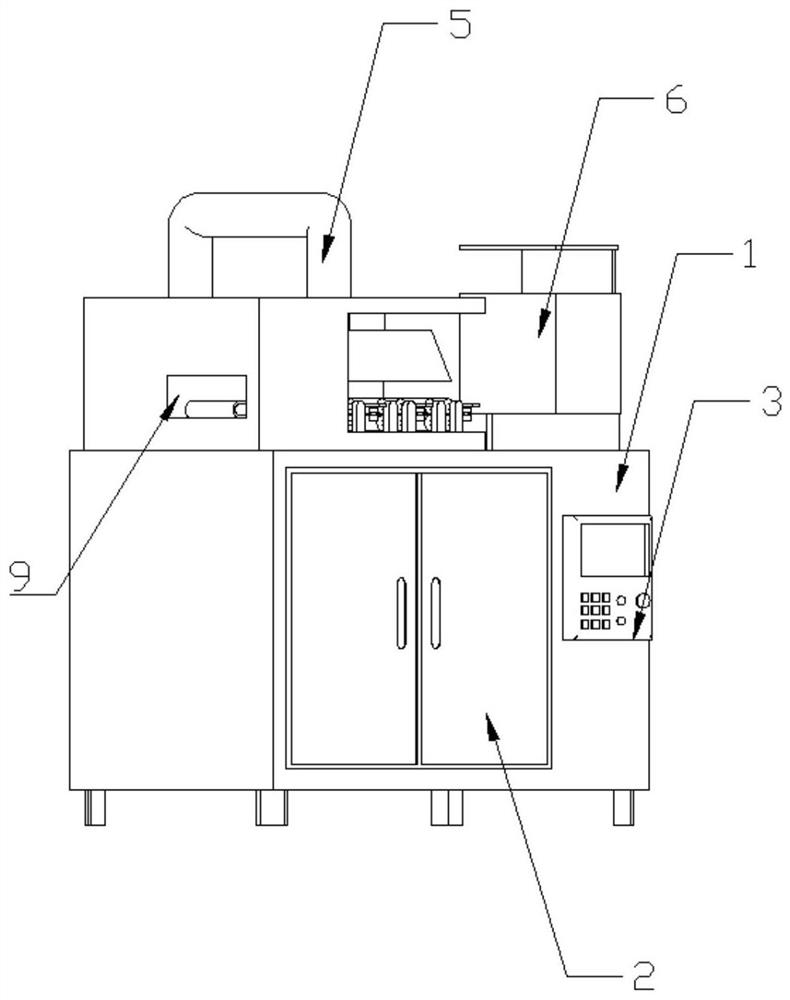 Surface treatment system and surface treatment method of cladding panel