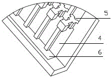 A folding and hanging brain cotton sheet support frame for neurosurgery