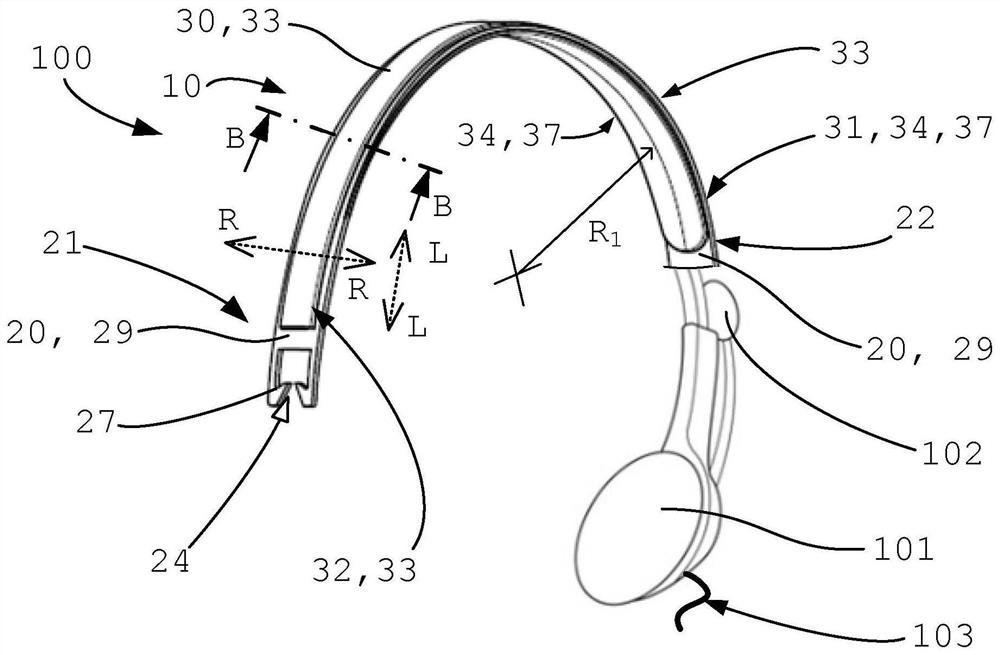 Headband for headphone and method for assembling headband for headphone