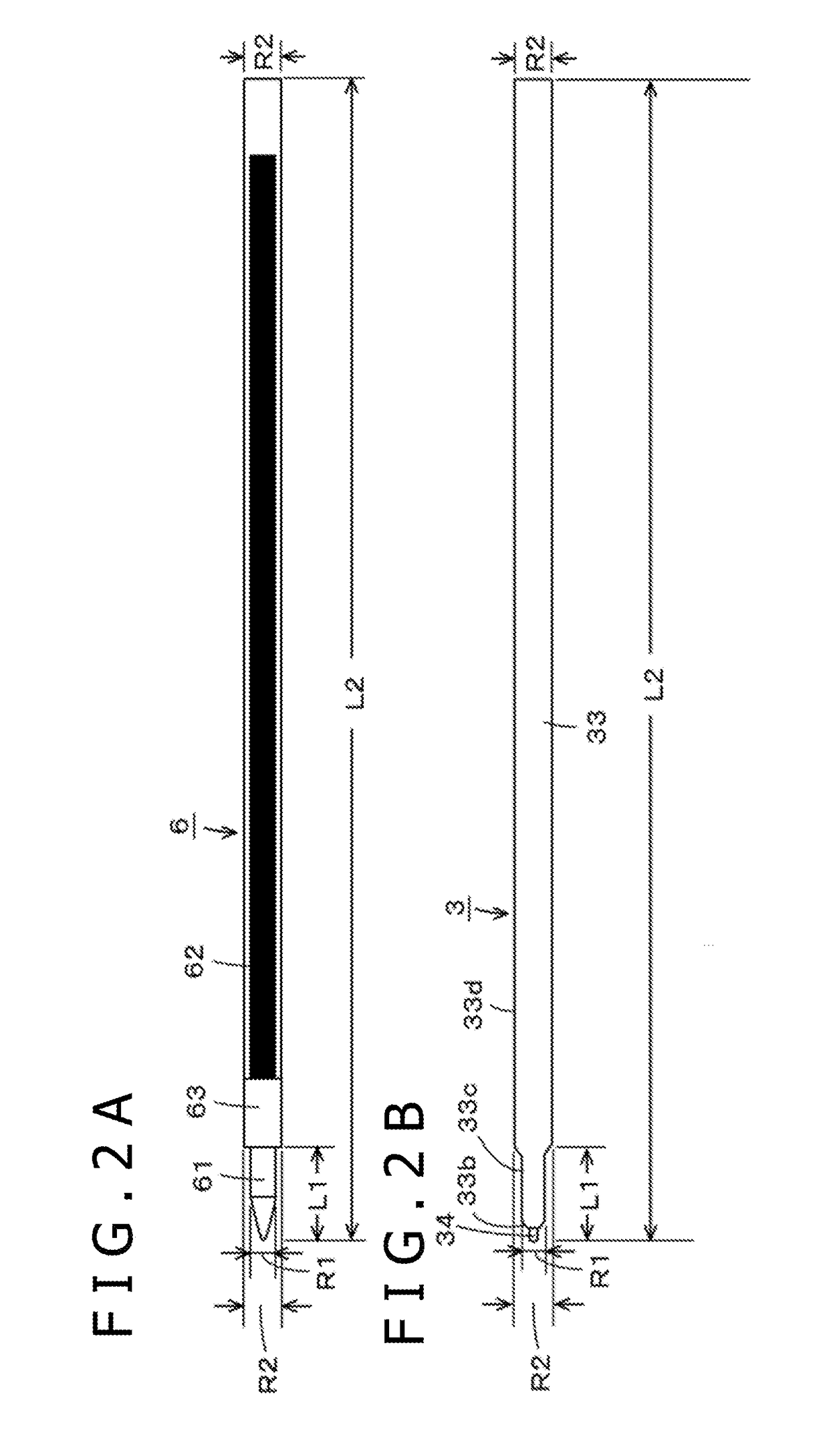 Writing instrument and electronic pen body section