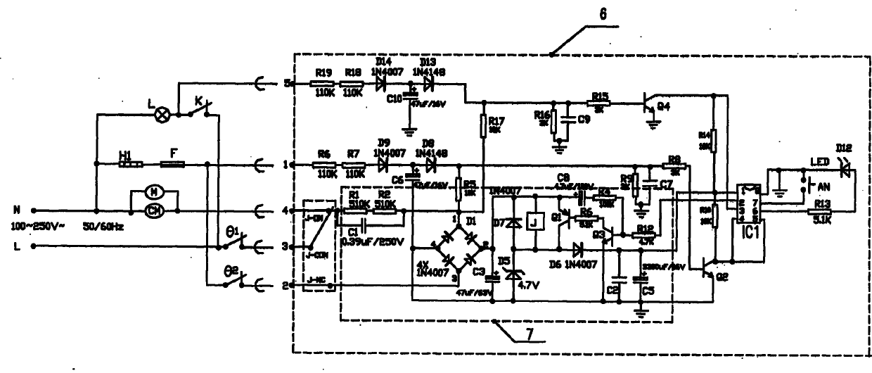 Door switch counting refrigerator control system and control method for defrosting