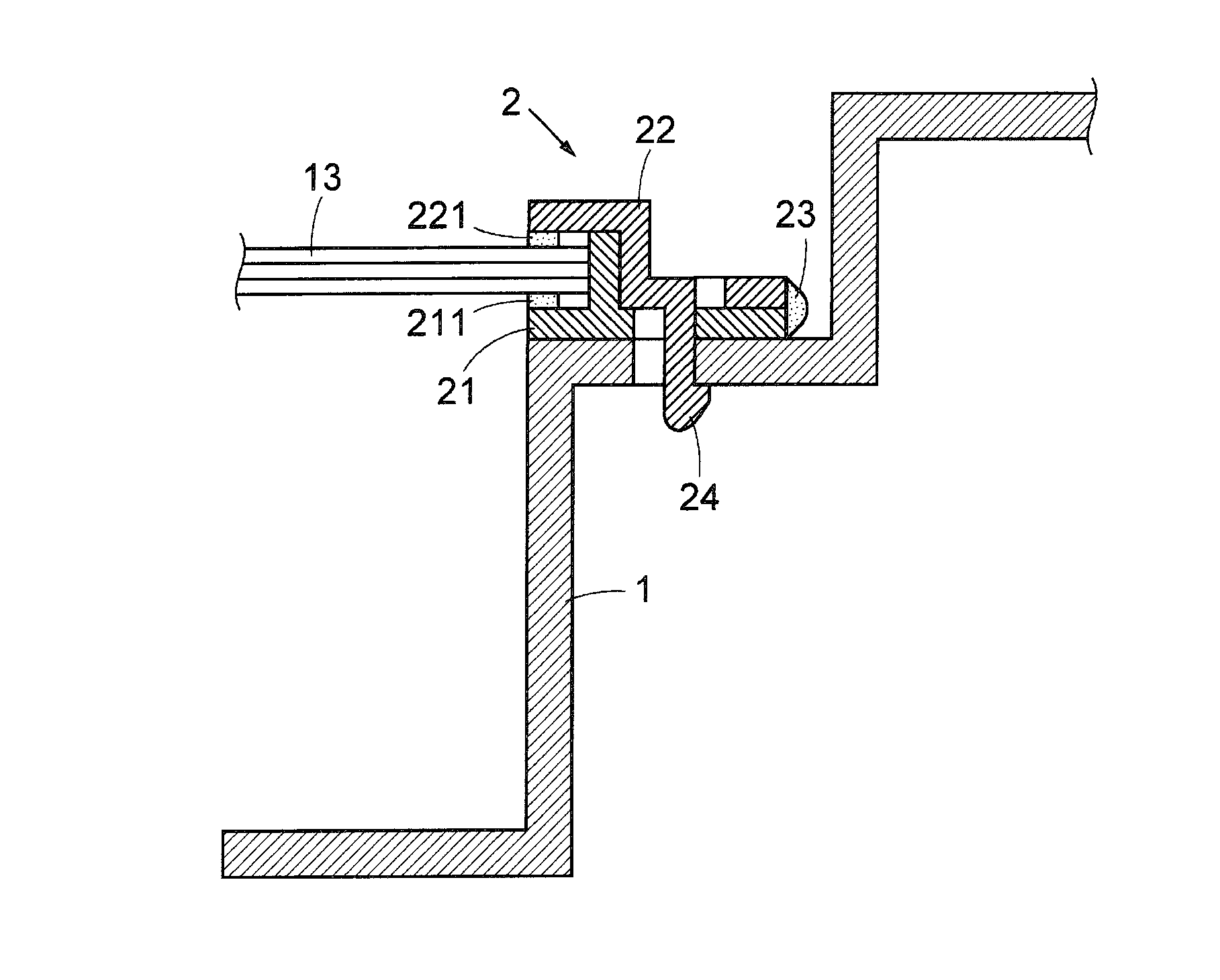 Optical sheet retaining tool and chassis for liquid crystal display device