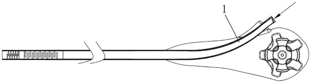 Sheath tube capable of being bent for multiple times