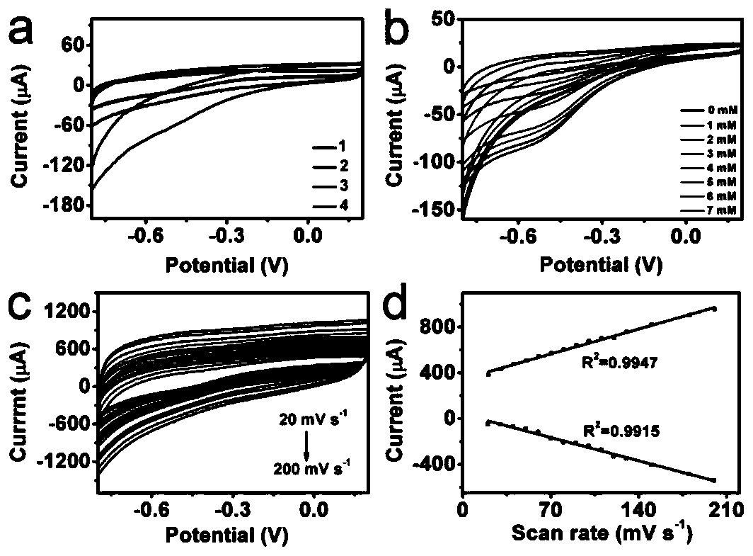 Preparation method of self-supporting Co-MOF/TM nanosheet array, electrochemical biosensor and application