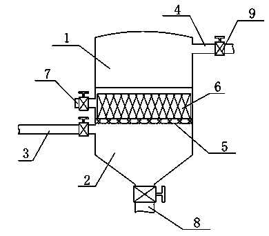 Filtering tank capable of being easily cleaned and replacing filtering materials