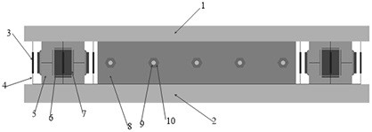 Prefabricated stiffened concrete shear wall structure with embedded connecting steel plate and its manufacturing method