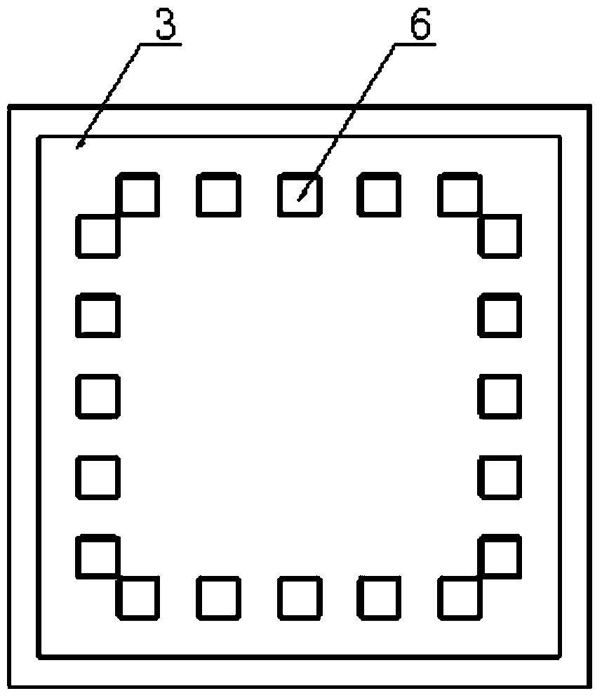 Catalytic bed furnace core structure with guide shield