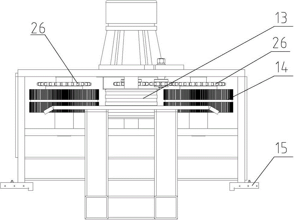 A corrugated plate h steel group welding machine