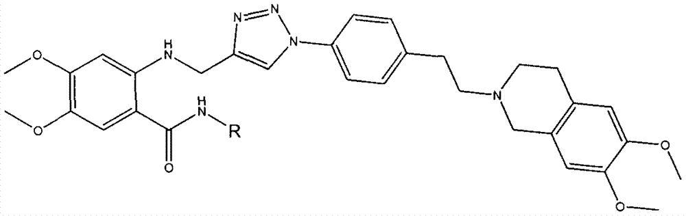 Triazole-N-phenethyl tetrahydronaphthalene isoquinoline compounds and, preparation method and application thereof