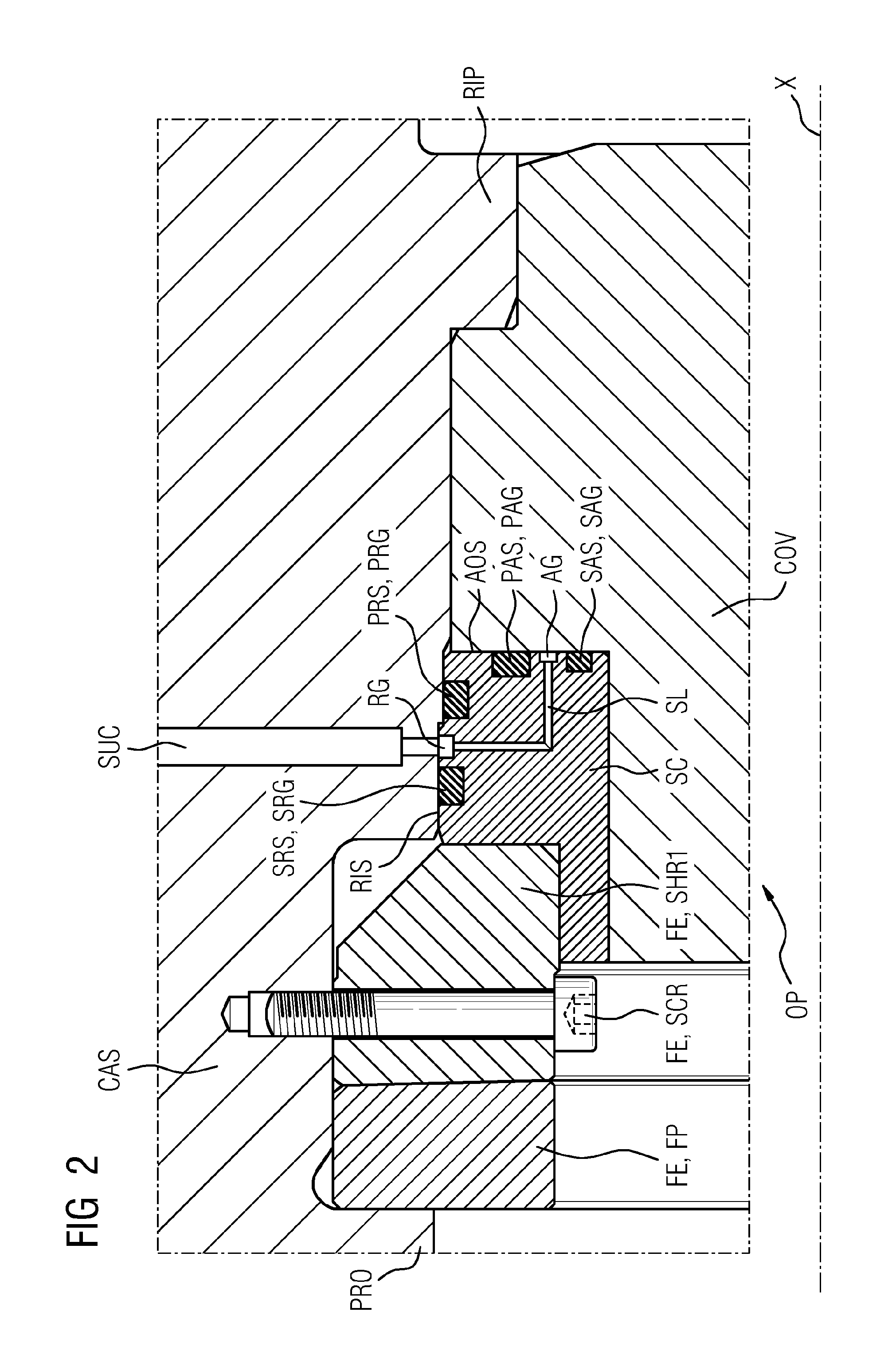 Arrangement having a seal