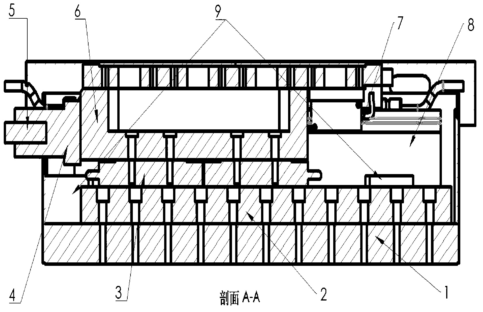 High frequency ultrahigh accelerating and decelerating micro-cutting motion control mechanism driven by gravity centre of linear motor