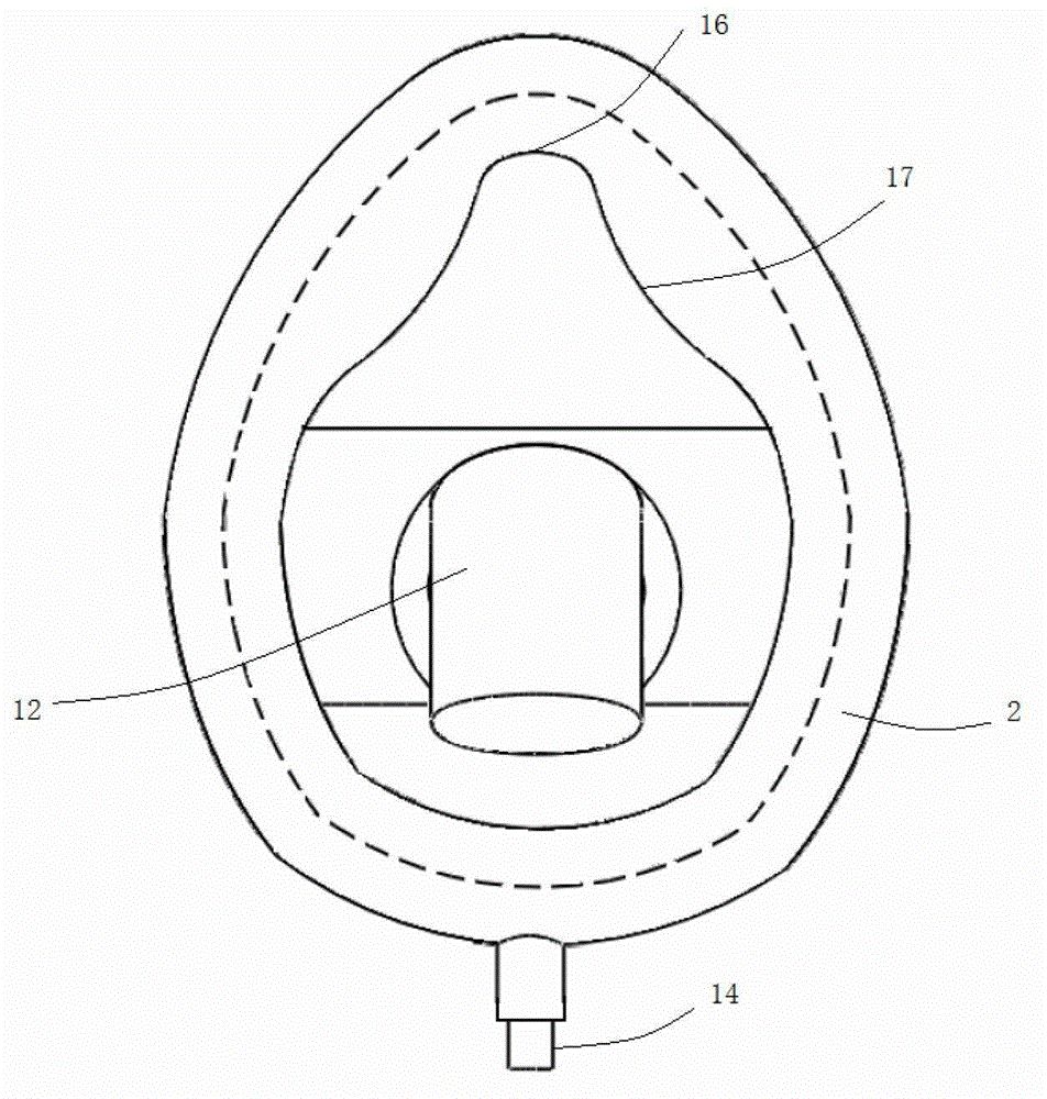 Disposable oropharynx pathway oxygen feeding mask